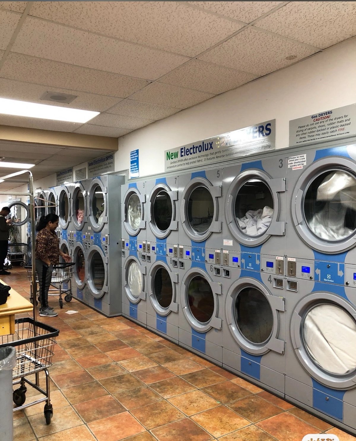 Jumbo dryers at Magic Coin Laundry